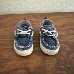 Sperry Toddler Sea Ketch Washable Blue/White Shoes - Size: 5M
